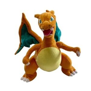 Pokemon Center CHARIZARD OPEN MOUTH Plush Doll Original 2010 RARE